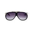 Christian Dior сонцезахисні окуляри 12365 чорні з чорною лінзою 