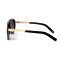Christian Dior сонцезащитные очки 12365 чёрные с чёрной линзой . Photo 3