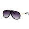 Christian Dior сонцезащитные очки 12365 чёрные с чёрной линзой . Photo 1