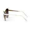 Christian Dior сонцезахисні окуляри 12371 білі з коричневою лінзою 