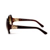 Christian Dior сонцезахисні окуляри 12372 коричневі з коричневою лінзою 