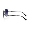 Christian Dior сонцезахисні окуляри 12375 чорні з синьою лінзою 