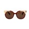 Christian Dior сонцезахисні окуляри 12379 коричневі з коричневою лінзою . Photo 2