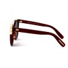 Christian Dior сонцезахисні окуляри 12379 коричневі з коричневою лінзою 