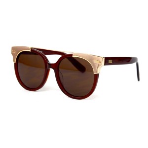 Christian Dior сонцезащитные очки 12379 коричневые с коричневой линзой 
