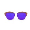 Christian Dior сонцезахисні окуляри 12382 пудрові з фіолетовою лінзою 