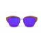 Christian Dior сонцезахисні окуляри 12382 пудрові з фіолетовою лінзою . Photo 2