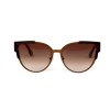 Christian Dior сонцезащитные очки 12385 коричневые с коричневой линзой 