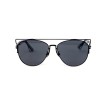 Christian Dior сонцезахисні окуляри 12388 чорні з чорною лінзою 