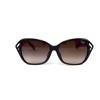 Christian Dior сонцезахисні окуляри 12414 чорні з коричневою лінзою 