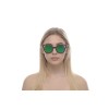 Fendi сонцезащитные очки 11130 чёрные с зелёной линзой 