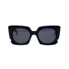 Fendi сонцезахисні окуляри 11811 чорні з чорною лінзою 