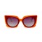 Fendi сонцезахисні окуляри 11813 помаранчеві з рожевою лінзою . Photo 2