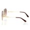 Жіночі сонцезахисні окуляри 9224 золоті з коричневою лінзою . Photo 3