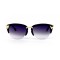 Fendi сонцезахисні окуляри 11819 чорні з фіолетовою лінзою . Photo 2