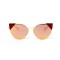 Fendi сонцезахисні окуляри 11821 золоті з блакитною лінзою . Photo 2