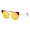 Fendi сонцезащитные очки 11821 золотые с голубой линзой . Photo 1