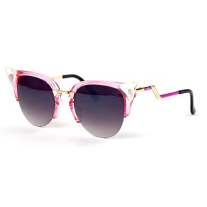 Fendi сонцезащитные очки 11822 розовые с коричневой линзой 