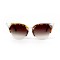 Fendi сонцезахисні окуляри 11823 леопардові з коричневою лінзою . Photo 2
