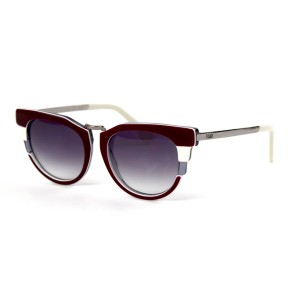 Fendi сонцезащитные очки 11830 красные с коричневой линзой 