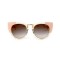 Fendi сонцезахисні окуляри 11831 рожеві з коричневою лінзою . Photo 2