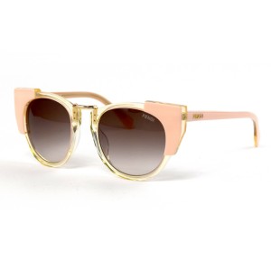 Fendi сонцезахисні окуляри 11831 рожеві з коричневою лінзою 