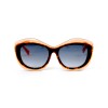 Fendi сонцезахисні окуляри 11834 помаранчеві з блакитною лінзою 