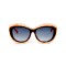 Fendi сонцезащитные очки 11834 оранжевые с голубой линзой . Photo 2