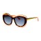 Fendi сонцезащитные очки 11834 оранжевые с голубой линзой . Photo 1
