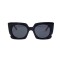 Fendi сонцезахисні окуляри 11837 чорні з чорною лінзою . Photo 2