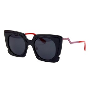 Fendi сонцезащитные очки 11837 черные с черной линзой 