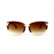 Fendi сонцезащитные очки 12044 коричневые с коричневой линзой . Photo 2