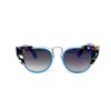Fendi сонцезахисні окуляри 12048 сині з синьою лінзою 