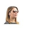 Женские сонцезащитные очки 9234 золотые с коричневой линзой 