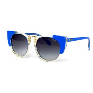 Fendi сонцезащитные очки 12160 прозрачные с чёрной линзой 