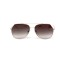 Fendi сонцезащитные очки 12400 серебряные с коричневой линзой . Photo 2