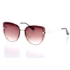Жіночі сонцезахисні окуляри 10075 золоті з коричневою лінзою 