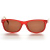 Fossil сонцезахисні окуляри 9781 червоні з коричневою лінзою 