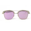 Gentle Monster сонцезахисні окуляри 11611 срібні з рожевою лінзою 