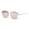 Gentle Monster сонцезащитные очки 11611 серебряные с розовой линзой . Photo 1