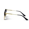 Gentle Monster сонцезахисні окуляри 11911 золоті з чорною лінзою 
