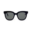 Gentle Monster сонцезахисні окуляри 11966 чорні з чорною лінзою 