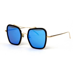 Gentle Monster сонцезахисні окуляри 11969 чорні з синьою лінзою 