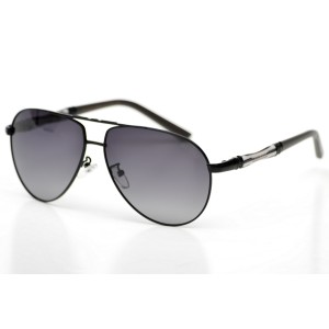 Gucci сонцезащитные очки 9691 чёрные с чёрной линзой 