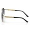 Gucci сонцезащитные очки 9695 металлик с чёрной линзой . Photo 3