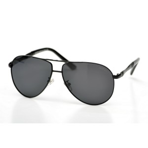 Gucci сонцезащитные очки 9696 чёрные с чёрной линзой 