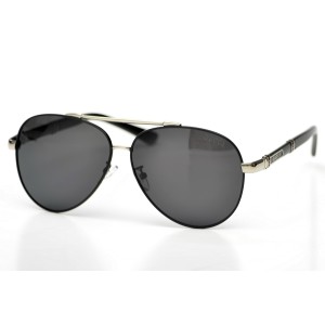 Gucci сонцезащитные очки 9698 чёрные с чёрной линзой 