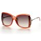 Gucci сонцезащитные очки 9827 красные с коричневой линзой . Photo 1