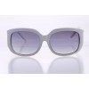 Gucci сонцезащитные очки 10045 белые с серой линзой 