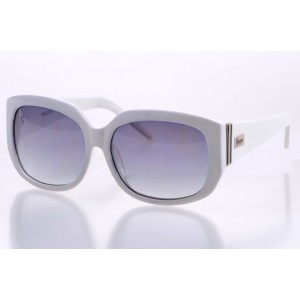 Gucci сонцезащитные очки 10045 белые с серой линзой 